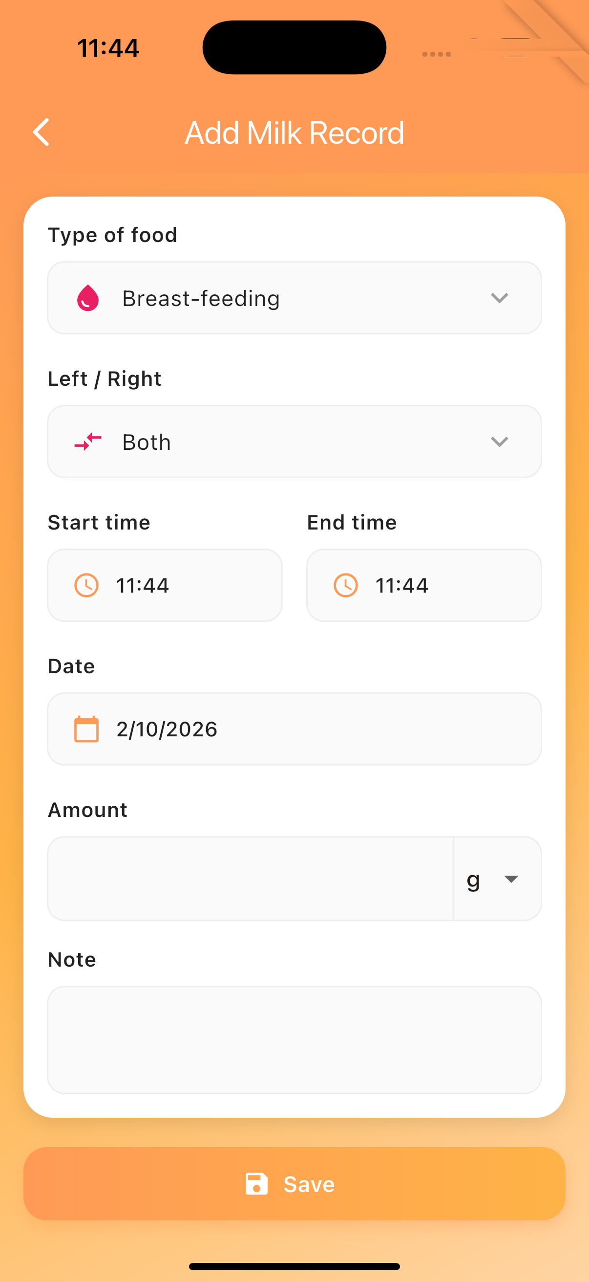 BabyWave Sleep Tracking